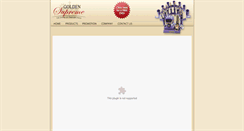 Desktop Screenshot of goldensupreme.com